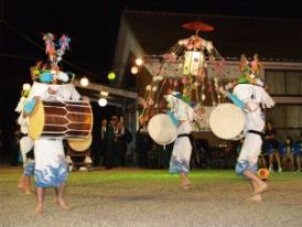 田村のかんこ踊りの写真です