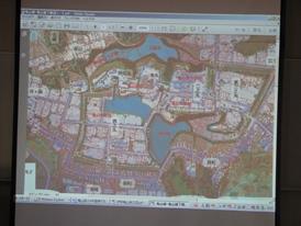 亀山城・亀山城下復元模型図です