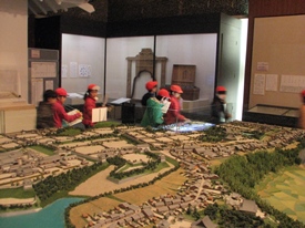 亀山城・城下の復元模型をもう少し見たかったね